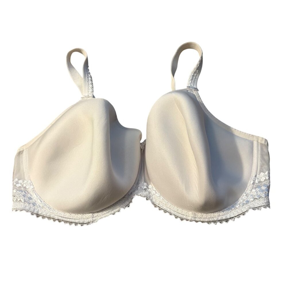 Fantasie FL2024 Rebecca Molded Underwired Full Cup Bra Size 40F Lace Accent Nylo